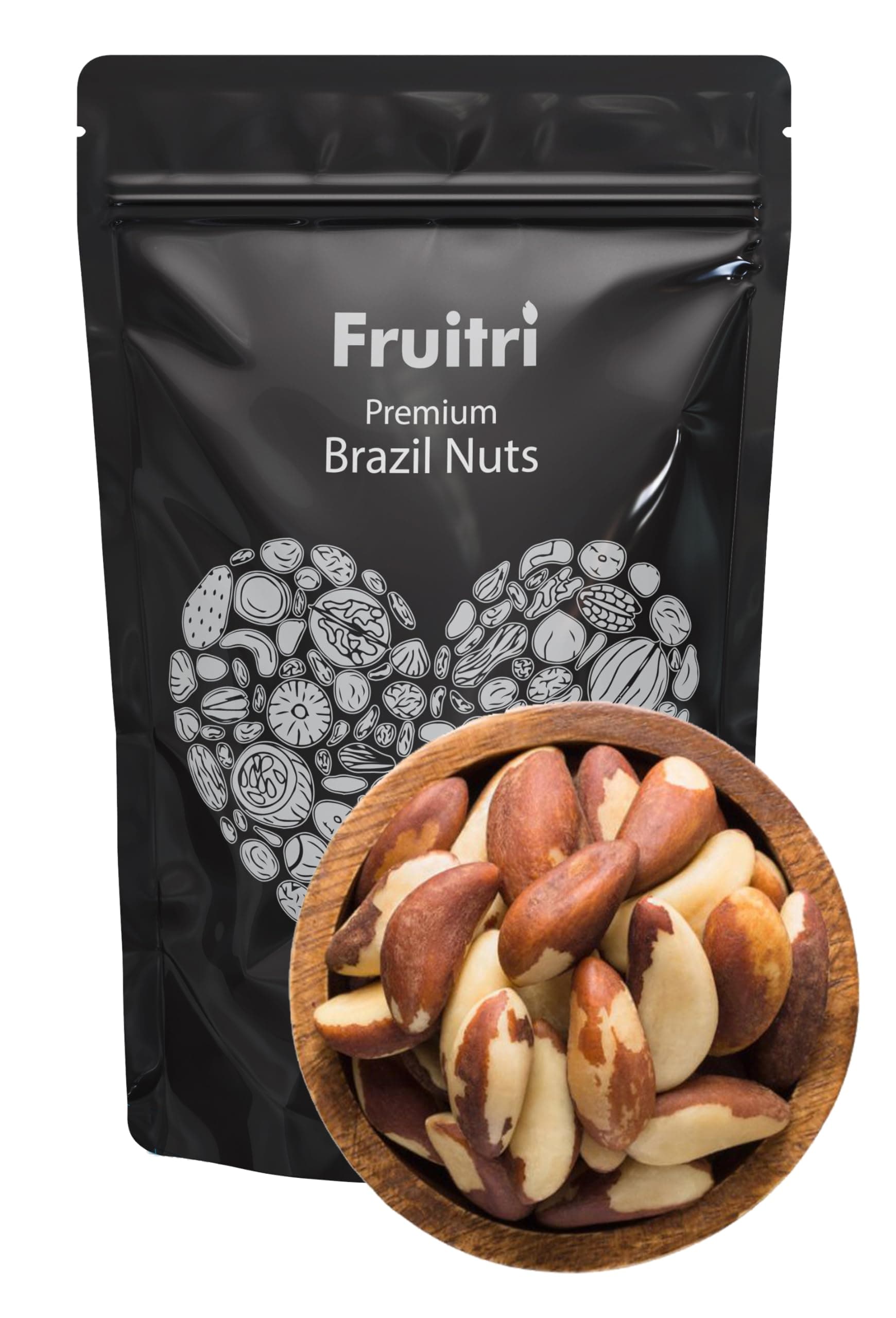 Fruitri Exotic brazil nuts 250g, High in Selenium, Protein rich, Crunchy & Jumbo Brazilian nuts from Amazon Forest dry fruits