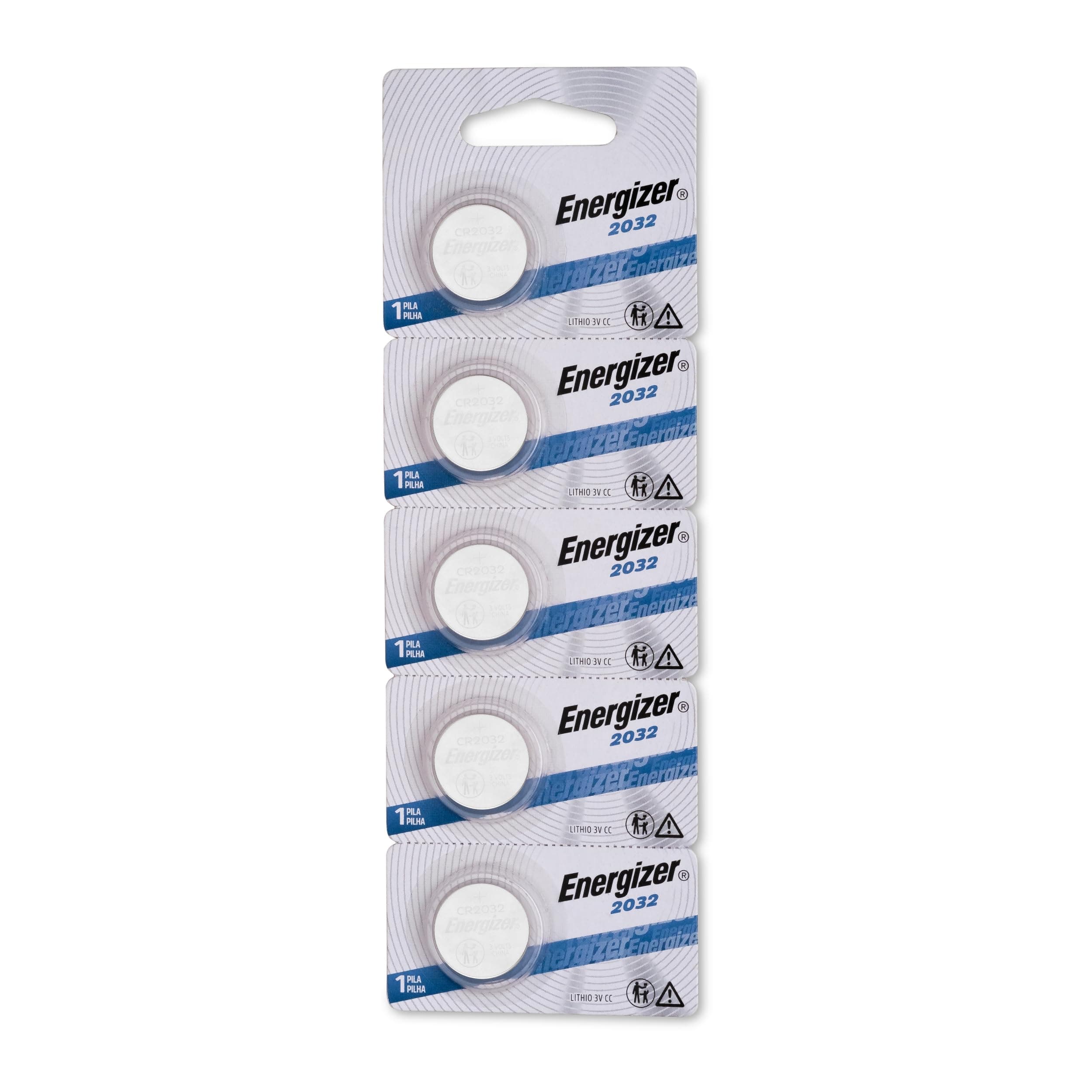 Energizer 2032 Battery CR2032 Lithium 3v (1 Pack of 5)