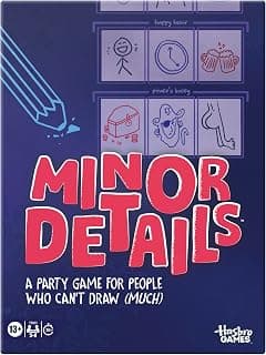 Hasbro Gaming Minor Details Board Game | A Party Game for People Who Can’t Draw (Much) | Ages 13+ | 3-6 Players | 20 Mins. | Fun Drawing Games for Adults and Teens