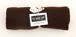THE HOME TALK Fleece Blanket for Kids/Pets- 42 X 29 Inch- Pack of 1|Polar Thermal Lightweight Spread|Soft Plush Material|All Season Blankets for Small Kids|Pet Blankets for Dogs, Cats (Brown)