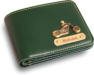 Innovative Gifts Best Personalized Gift for Men, Customized Wallet with Name & Charm, Unique Wallet with a Personalized Touch (Modern)