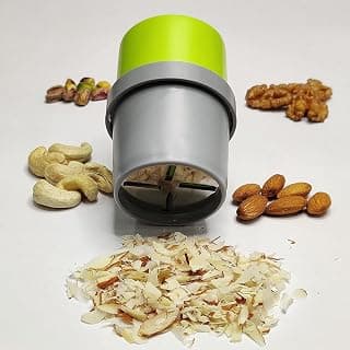 Dry Fruit Cutter & Slicer Gadgets (3 in 1, Mix Colour) Kitchen Tools Kitchen Gadgets Dryfruit Choppers for Kitchen, Stainless Steel Blade, Green, Blue, Red