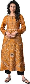 W for Woman Women's Viscose Regular Fit Casual Kurta