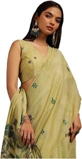 Soch Womens Chanderi Woven Design Saree