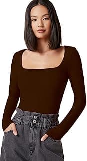 Aahwan Women's & Girl's Solid Long Sleeve Polyester Slim Fit Top