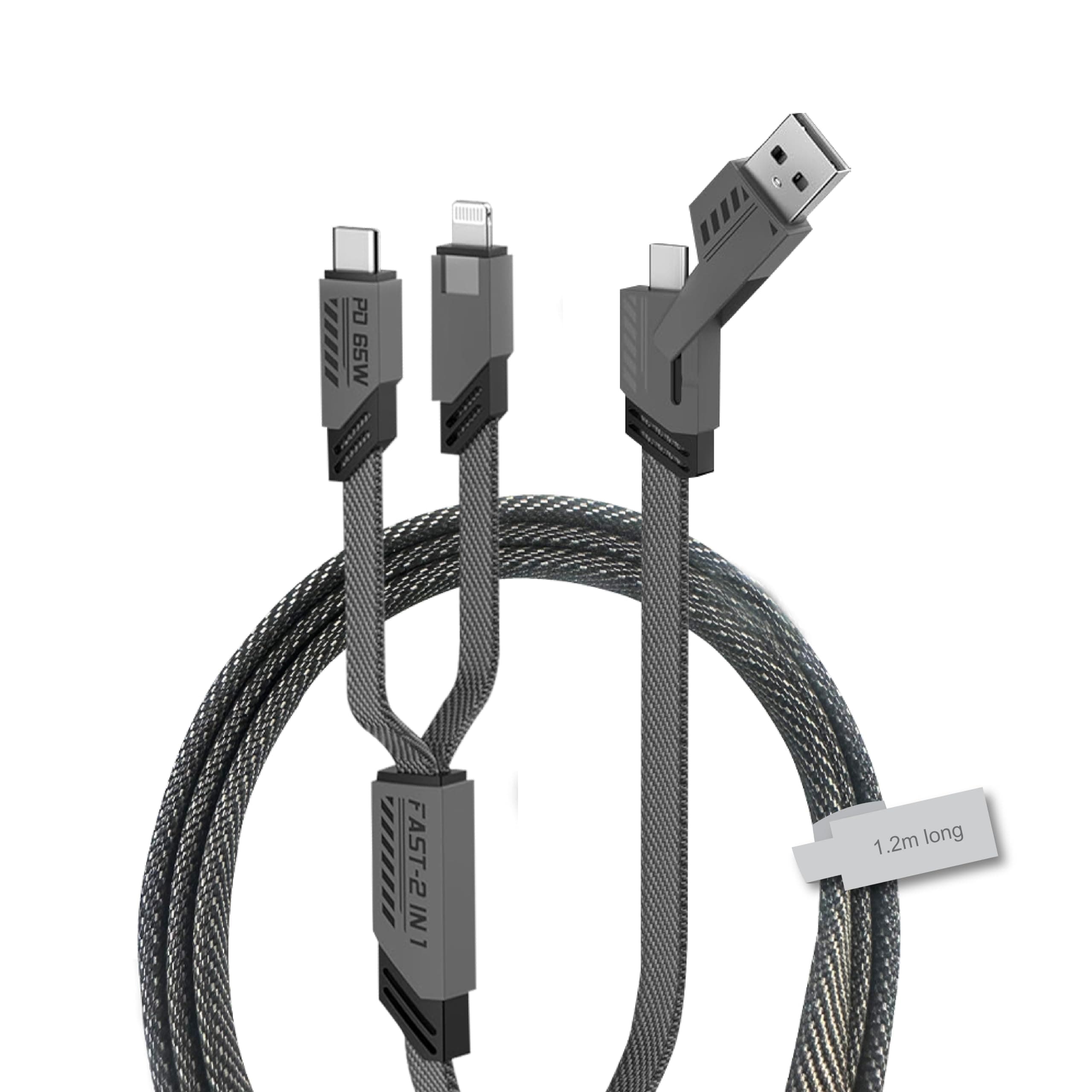 KIVART Ether+ Data Cable – 65W Fast Charging & High-Speed Data Transfer
