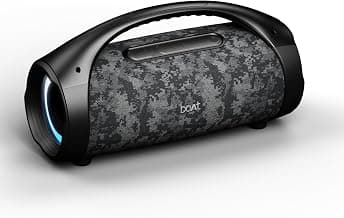 boAt Stone 900 w/ 80W Boat Signature Sound, Up to 15 Hours Playtime, IPX5 Resistant, Type-C Charging, TWS Feature, Built-in Mic, Voice Assistant Portable Wireless Bluetooth Speaker (Graphite Black)