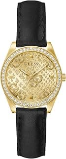 GUESS Round 32mm Champagne Dial Analog Women Watch - GW0989L2