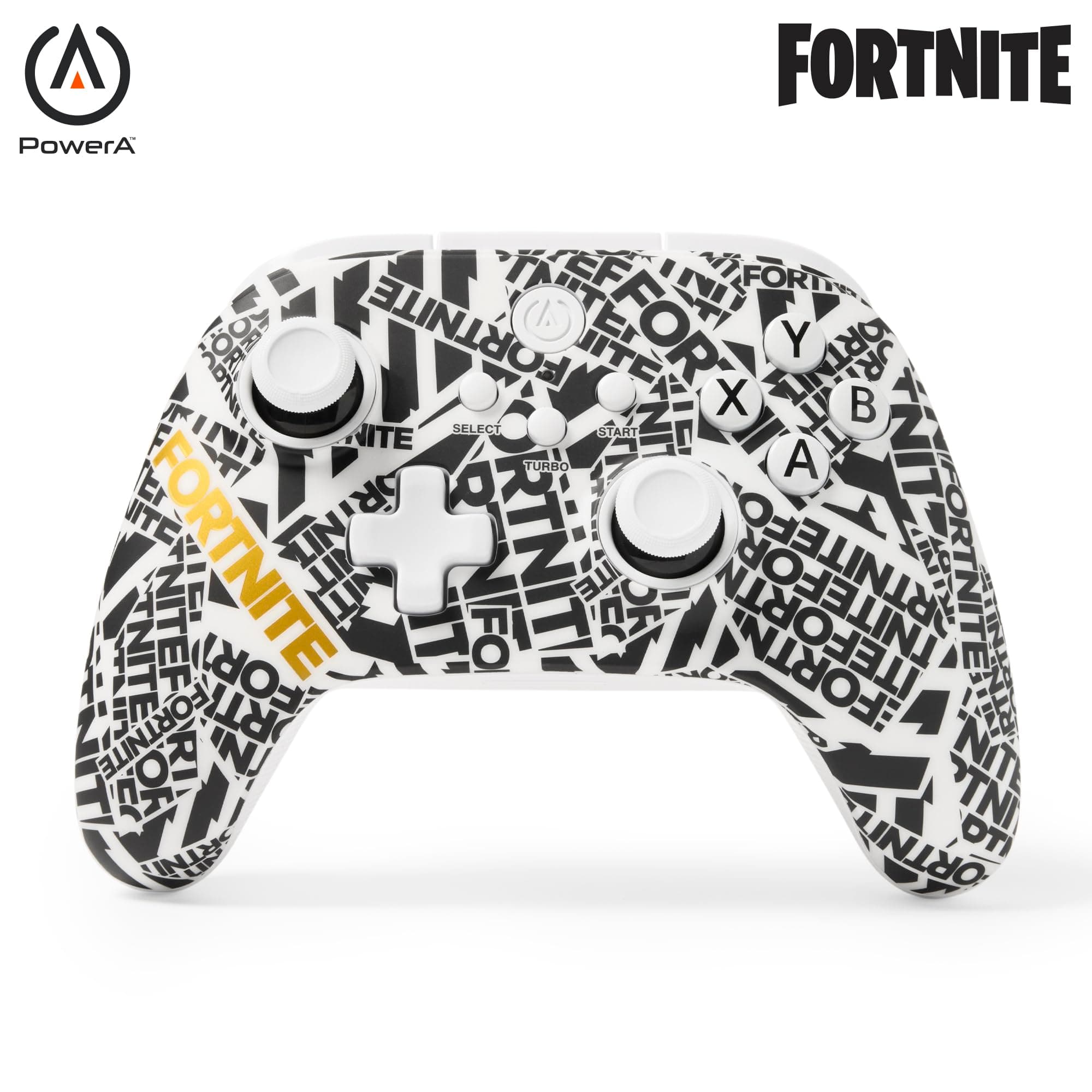 PowerA OPS v1 Wireless Controller for PC, Cloud Gaming and Mobile, Fortnite Edition, Hall Effect Thumbsticks & Triggers, Low Latency Wireless, Works with Windows 10/11, with Bonus Virtual Item