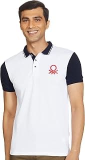 United Colors of Benetton Men's Regular Polo Shirt (3089J7112I_Navy S)