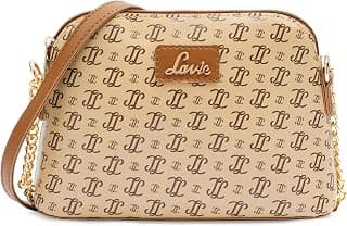 Lavie Women's Jana Monogram LL Print Crossbody Sling Bag | Ladies Purse Handbag | Gift for Women