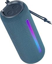 boAt Stone Spinx Pro Bluetooth Speaker with 20 W RMS Sound, Up to 8 hrs of Playtime, BTv5.0, Built-in Mic, RGB LEDs, TWS Feature, TF Card, AUX Port & USB Type-C Port(Tropical Blue)