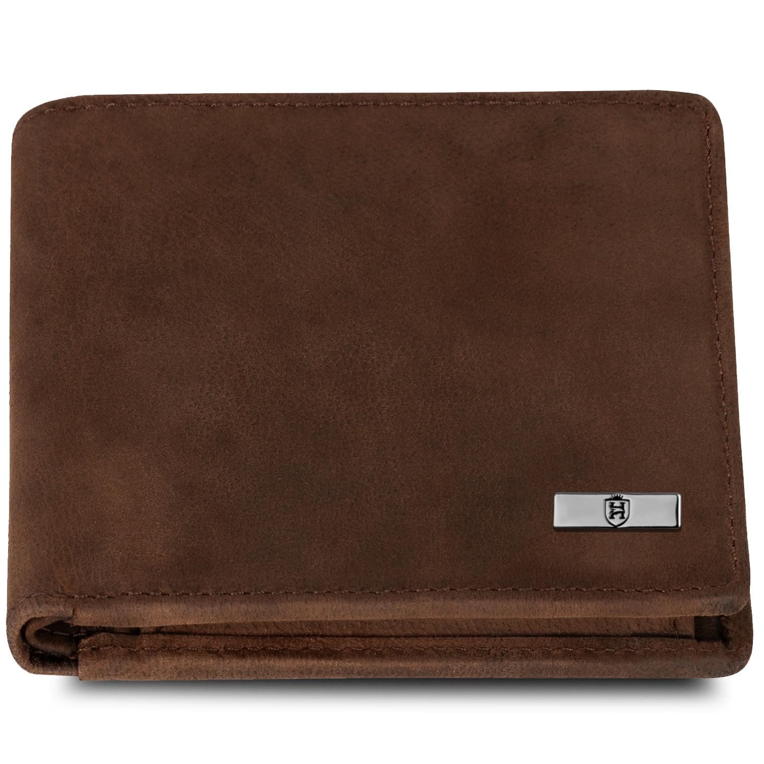 HORNBULL Maddison RFID Blocking Brown Hunter Leather Wallet for Men | Wallets Men Leather | Ideal Gift for Men