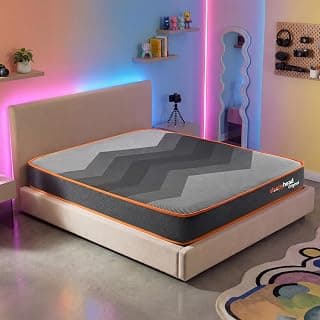 Sleepyhead Original Designed by Duroflex - 3 Layered BodyIQ Orthopedic Memory Foam Mattress | Zero Partner Disturbance | Medium Firm | 10 Years Warranty | 6 Inch Queen Size Bed Mattress (78x60x6)
