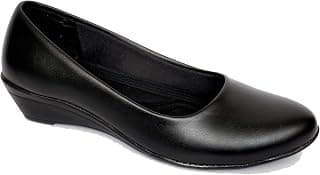 Women's Wedge Heel Ballet Flats | Stylish Formal Fashion Pumps & Bellies | Comfortable Slip-On Ballerina Shoes for Office, Casual & Daily Use | Soft, Lightweight Women’s Footwear