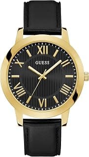 GUESS Round 44mm Black Dial Analog Men Watch - U1453G2M