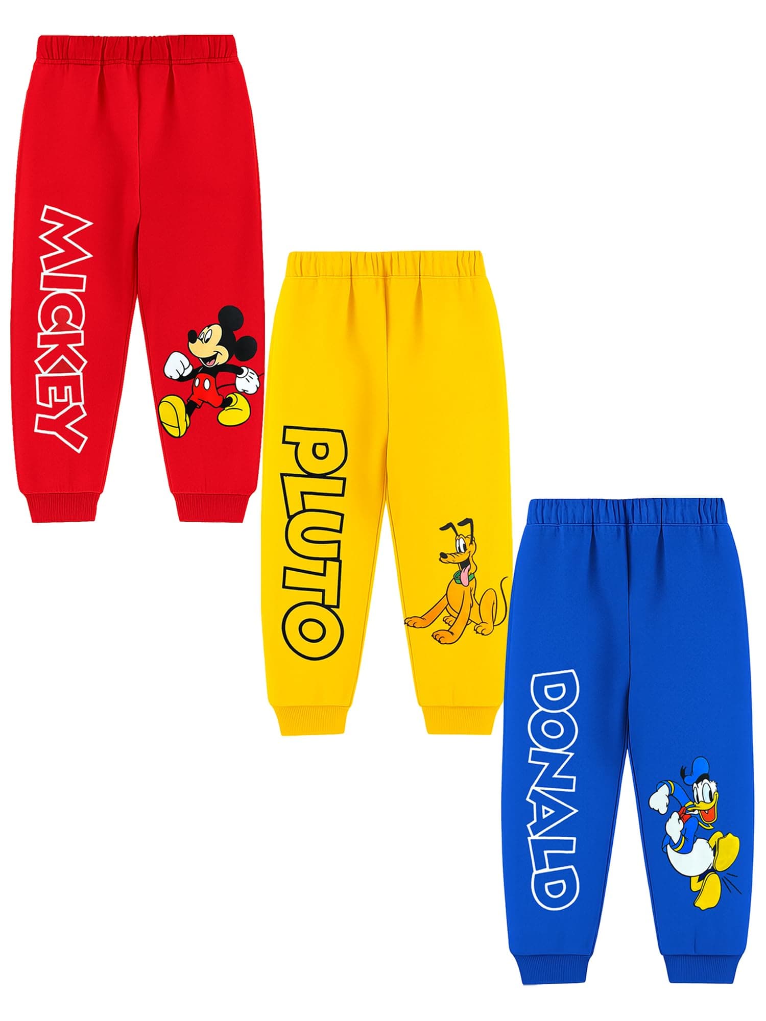 Kuchipoo © Disney Boys Cotton Track Pants - Pack of 3
