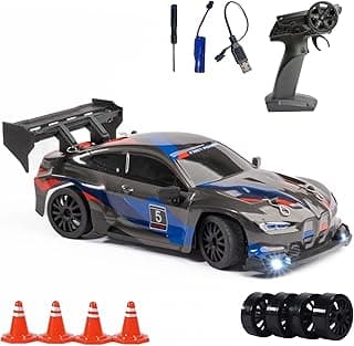 L.O.T Toys Ghost Remote Control Car | 20Kmph, 2.4Ghz | Rc Drifting Car, Rc Car 4x4, Drift Car Remote Control, Birthday Gift, Flexible PVC Shell, Long Range, Multi LED Lights (Underground Black)