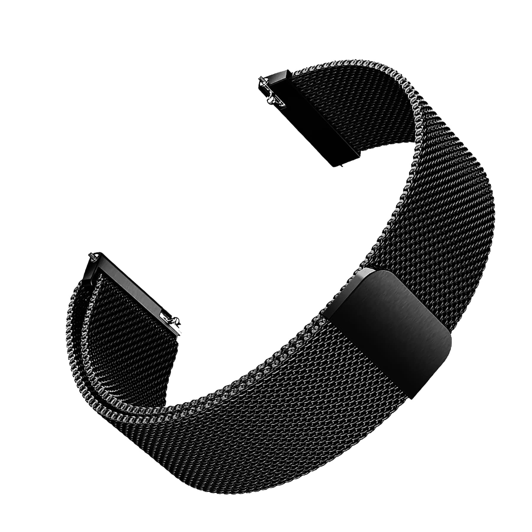 YODI Luxury Metal Magnetic Chain Replacement Watch Strap Band Compatible with Noise Colorfit Pro3 Assist Smart Watch (Watch NOT Included) (Black)