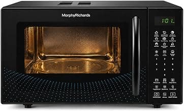 Morphy Richards 23CGAD Convection Microwave Oven| Capacity - 23L |In-Built Air Fryer & Dehydrator Function|220 Autocook Menu| 2 Year Product Warranty| Black