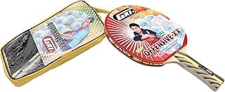 GKI Offensive XX New Computerised Printed Cover Wooden Table Tennis Racquet (Pack of 1)