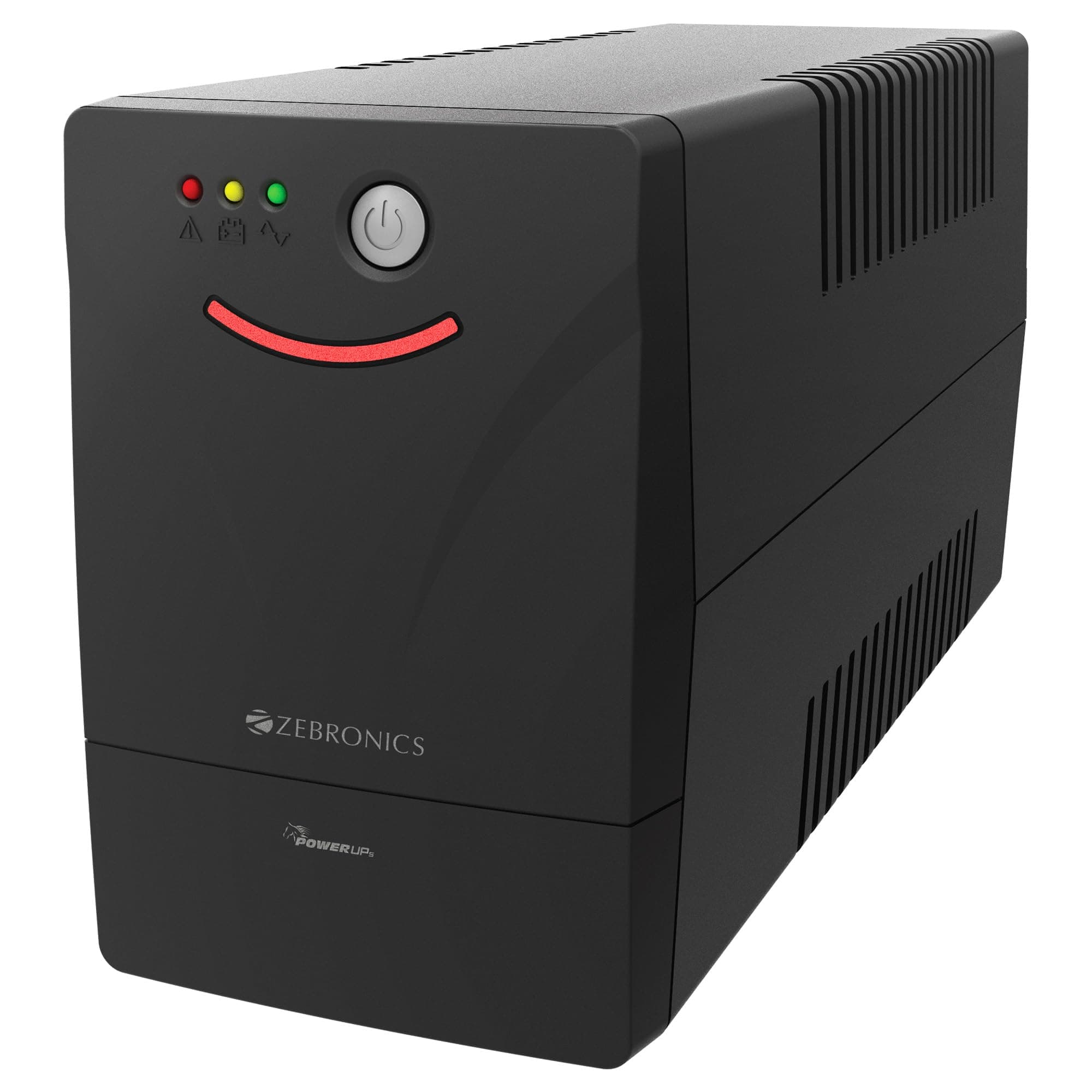 ZEBRONICS MLS755 Line Interactive UPS System, 600VA / 360W, Microcontroller Based, Supports Micro Load, Go to Power Backup & Protection for Home Office, Desktop PC, Routers & Home Electronics, Black
