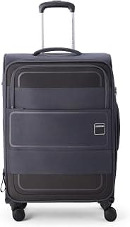 American Tourister Phillyplus Large with TSA Lock & 8 Wheels Soft Polyester Check-in Suitcase for Holiday/Trolley Bag for Travel/Travel Bag with Double Spinner Wheels for Unisex
