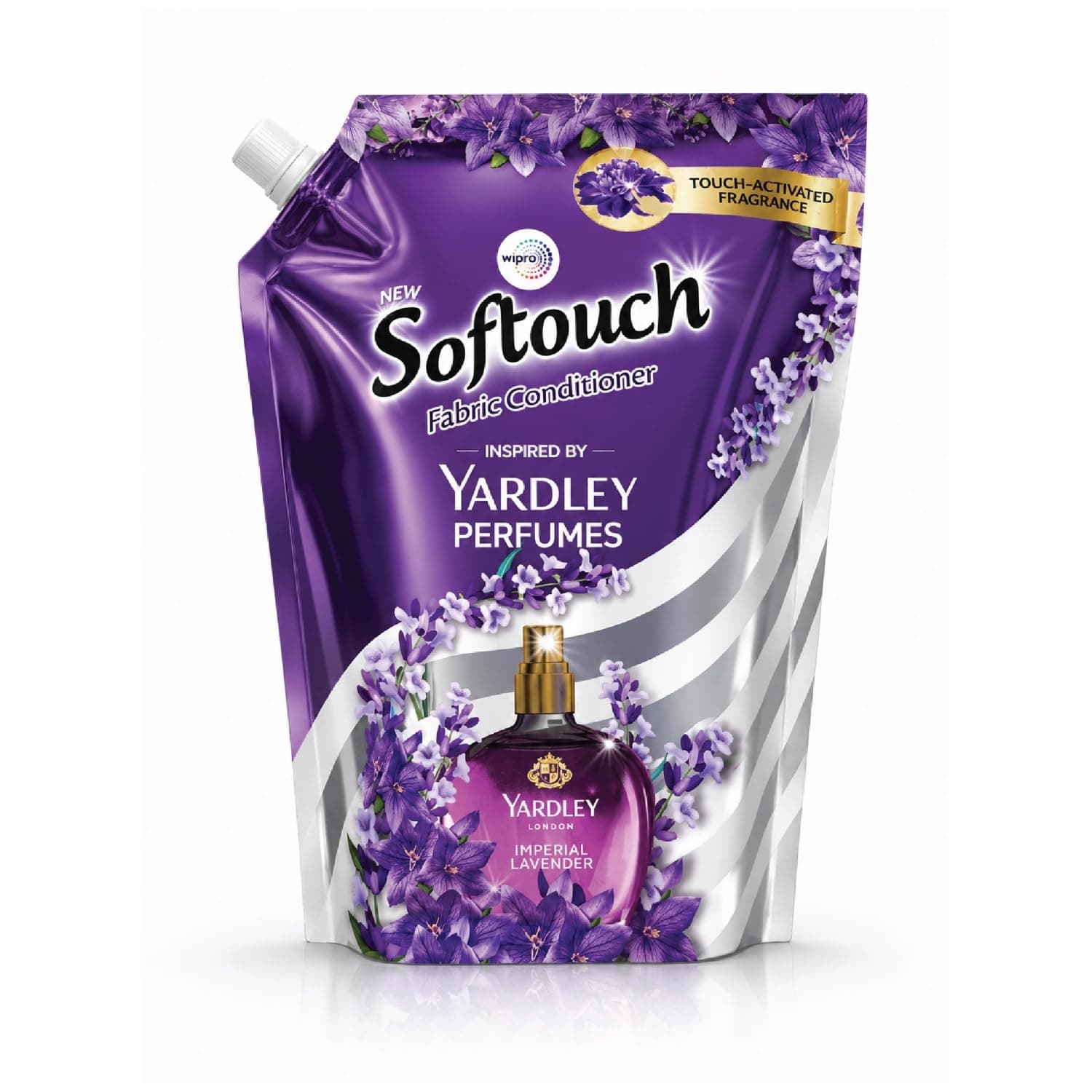Softouch Yardley Imperial Lavender 1.9 Ltr Fabric Conditioner | Long lasting fragrance for clothes