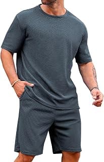 Vogaan Men's T-Shirt and Shorts Set | Top & Shorts Night Suits Set | Night Wear for Men