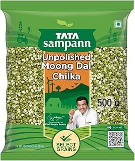 Tata Sampann Unpolished Moong Dal (Chilka), 500g