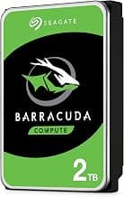 Seagate Barracuda 2 TB Internal Hard Drive HDD 3.5 inches SATA 6 Gb/s 7, 200 RPM 64 MB Cache for Computer Desktop PC Laptop (ST2000DM008)
