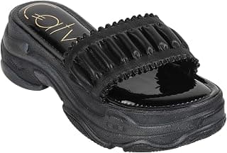 CATWALK by TIGI Women's Wedge Heel Flatform Sandal
