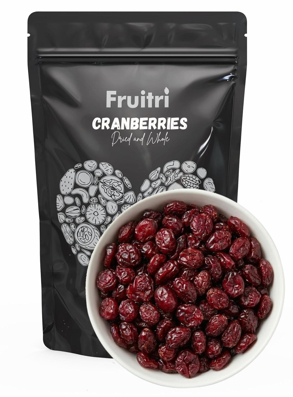 Fruitri Cranberies Without Sugar - 500g