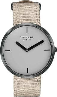 Sonata Sonata Poze 6 Strokes and Stroll Quartz Beige Round Dial Men's Watch | Nylon Strap Material | Watches for Men Analog - SP70082NP01