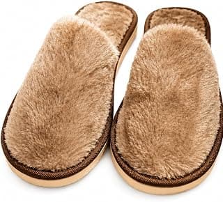 Generic Galaxy Fashion Point Ultra Soft Fur Slippers for Men & Women | Fluffy Plush Indoor House Slippers | Cozy Lightweight Anti-Slip Winter Home Footwear | Comfortable Furry Bedroom Slides (Pack of 1)
