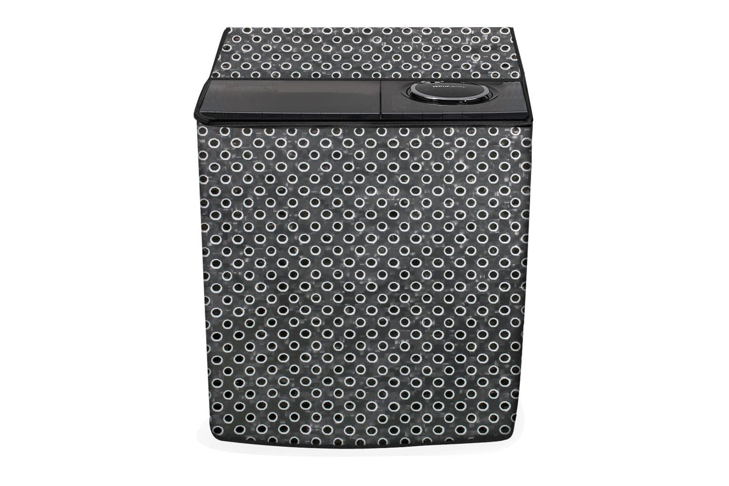 Stylista Washing Machine Cover Compatible for LG 7.0 kg P8073R3FA semi Automatic Printed Pattern