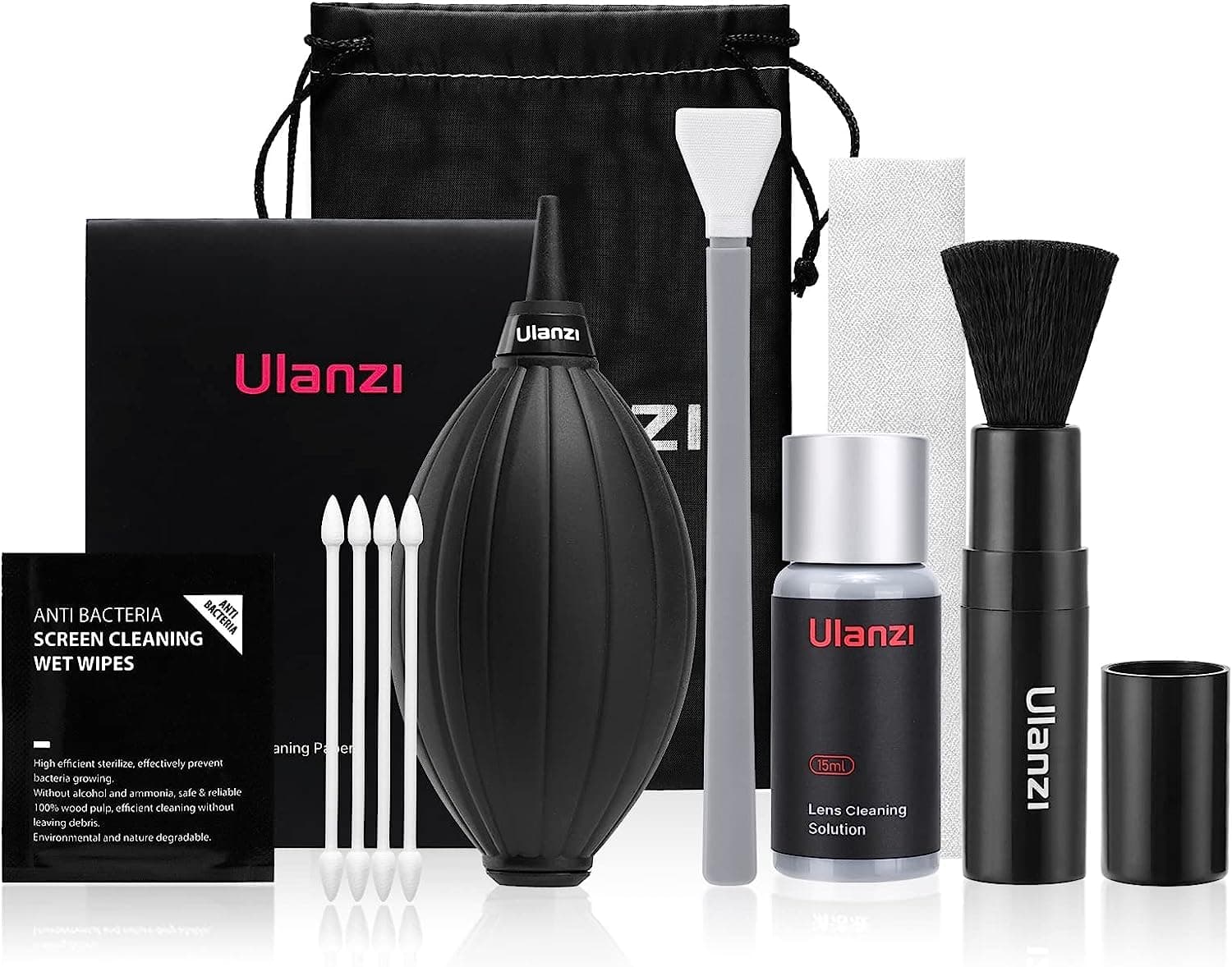 HIFFIN ULANZI Camera Cleaning Kit 9-in-1 Lens Cleaner Professional DSLR Clean Accessories Sony Canon Nikon