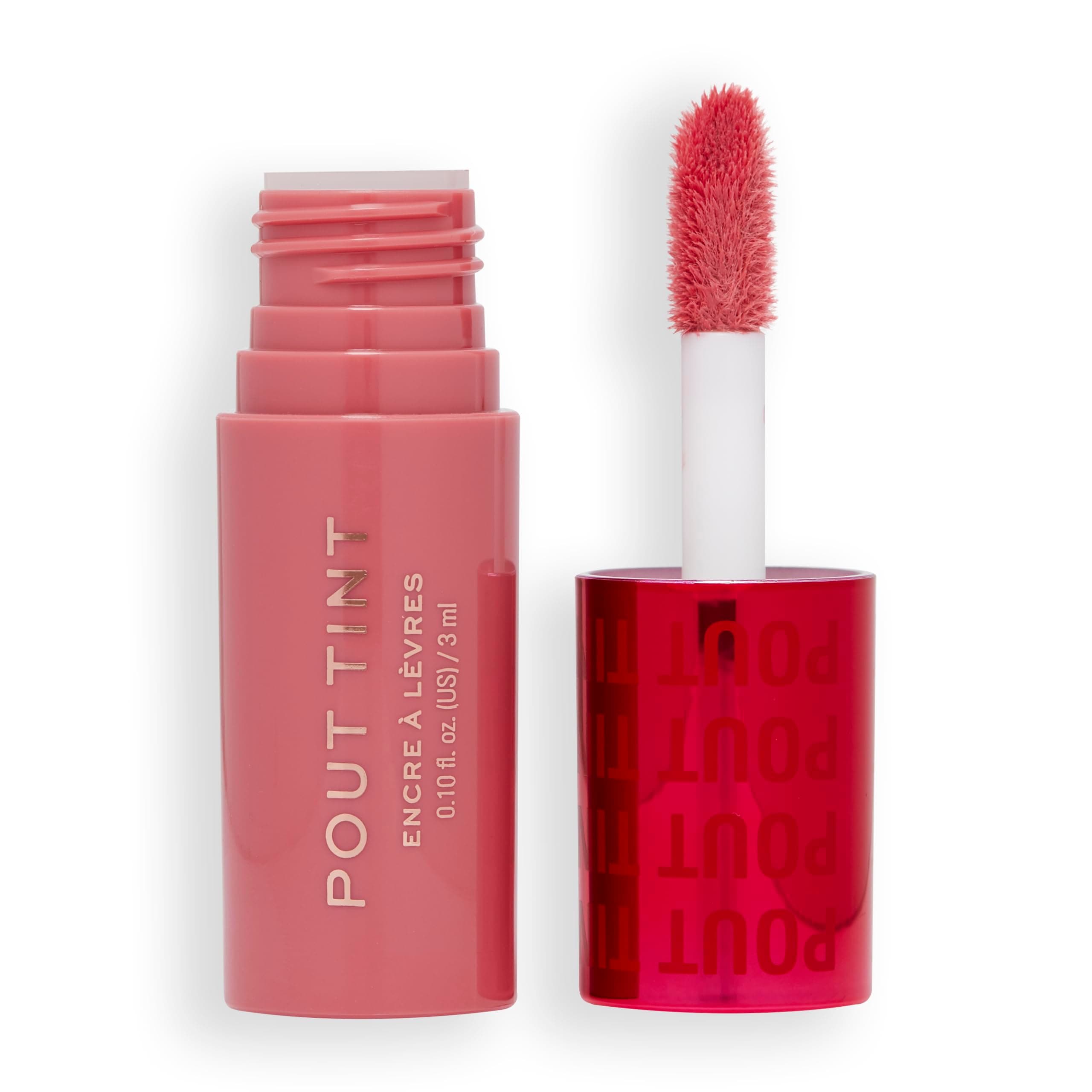 Makeup Revolution Pout Tint – Sweet Pink | Sheer Colour Stain + Gloss Finish | Lightweight, Hydrating Tint-Oil with Vitamin E | Long-Wear, Transfer-Proof | 4.5 ml