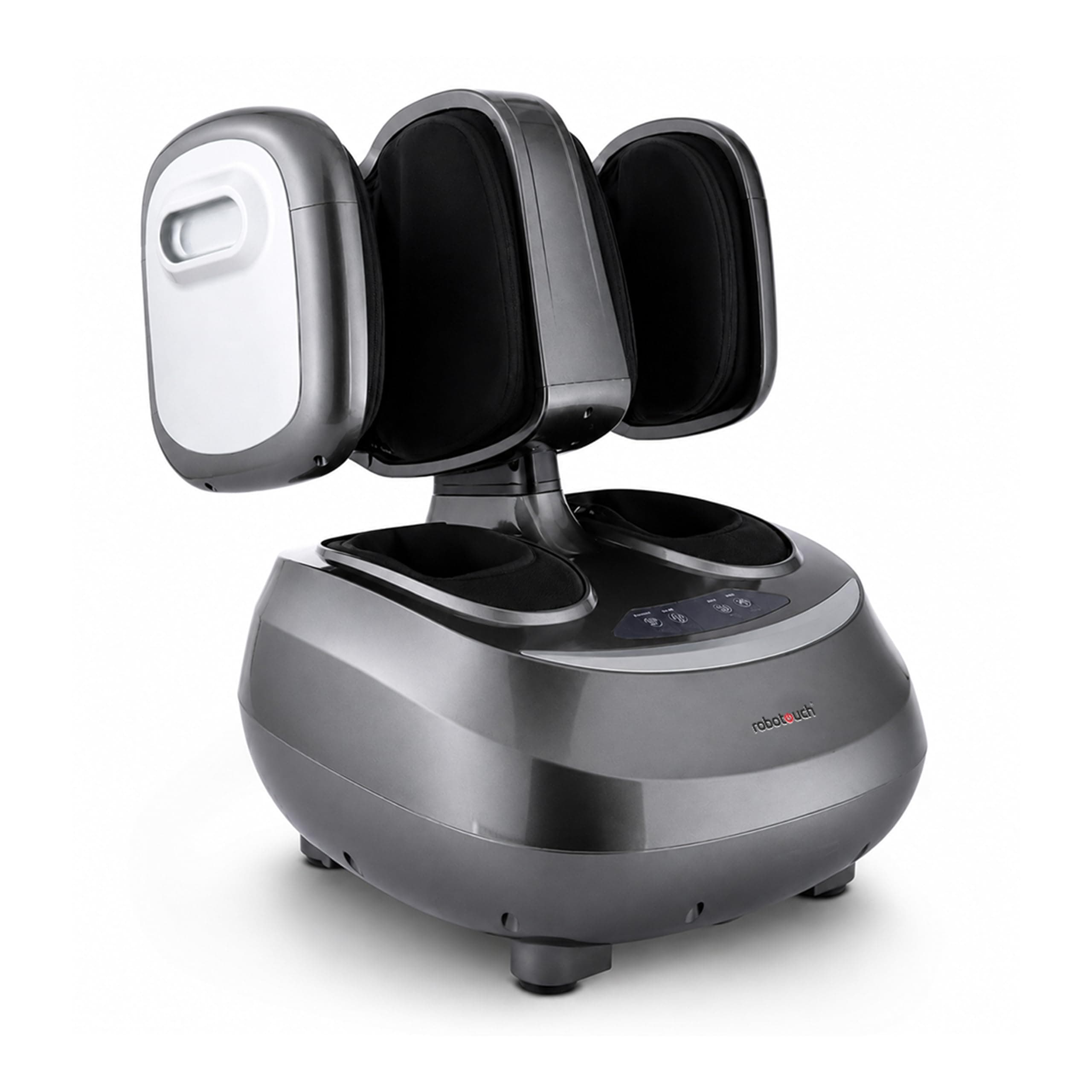 Robotouch DetachPro 2-in-1 Detachable Corded Electric Foot Massager for Blood Circulation Pain Relief Heat Massage Air Compression, Vibration Shiatsu Therapy for Feet, Calf, Arms, Legs, Knees
