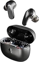 Skullcandy Rail ANC Wireless Earbuds with Mic - Active Noise Cancelling, 97 dB Multipoint Pairing, 38Hr Battery, Skull-iQ App, Tile Tracking – Black