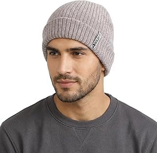 Boldfit Boldfit Beanie Cap for Men Woolen Winter Cap for Men and Women in Winters for Thermal Wear Stylish Soft Caps for Boys & Girls for Warm Wear Head Garam Topaa for Cold Season Grey