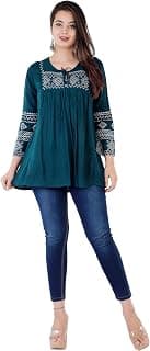Generic Women Rayon Crop Kurta Top