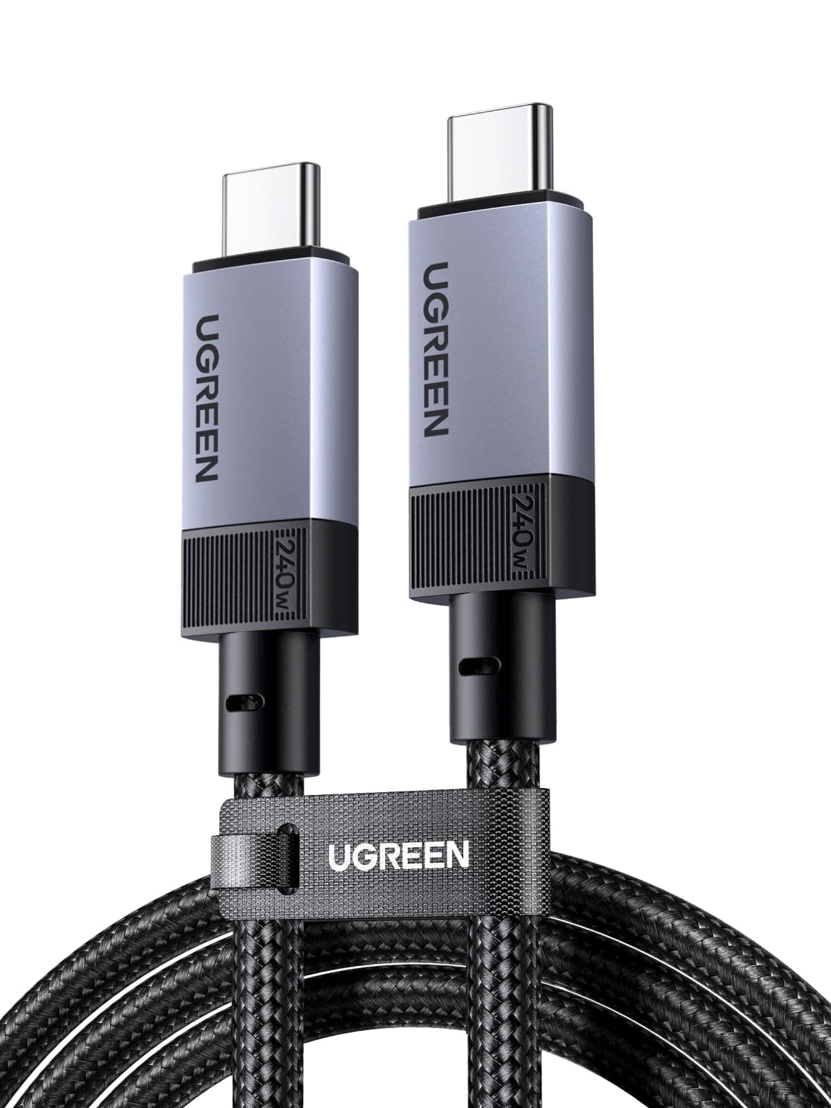 UGREEN 240W USB C Cable Gen2 10Gbps USB 3.2, 4K 60Hz Video Output Fast Charging Compatible with iPhone 17/16/15 Pro Max, NVMe SSD, Monitor, Galaxy S25/S24/S23 Ultra, MacBook Pro 1M