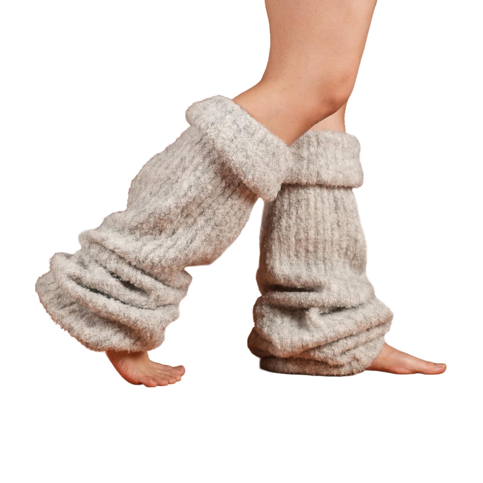 Theater Women’s Plush Leg Warmer | Ultra Soft Knit | Cozy Winter Leg Warmer for Women | Free Size