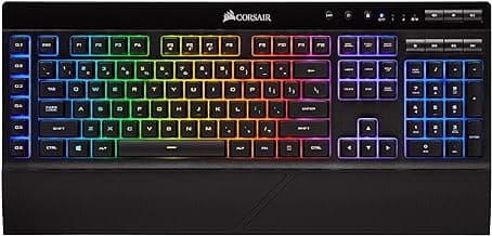 Corsair K57 RGB Wireless Gaming Keyboard with Slipstream Wireless Technology, Backlit RGB LED, Black