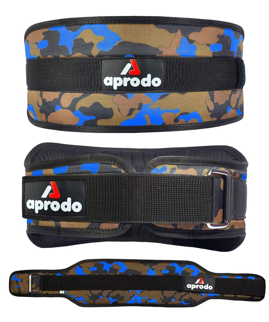APRODO 6’’ Inches Wide Ultimate Gym Belt, Ultra-Light Neoprene, Back Cushion Support, Unisex Belt for Weightlifting & Bodybuilding & Gym Workout