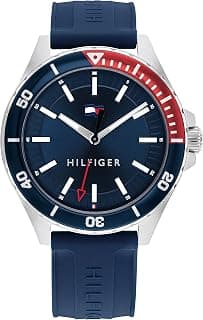 Tommy Hilfiger Mens Navy Blue Dial Analog Watch