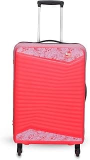 American Tourister Kamiliant Polycarbonate 66 Cm 4 Spinner Wheels Trolley Bag /Luggage (Blood RED)