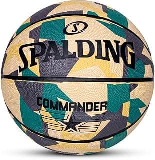 Spalding 8 Panel Rainbow Rubber Moulded Indoor/Outdoor Basketball