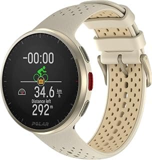 Polar Unisex Pacer Pro Advanced GPS Running Watch, Champagne-Gold, S-L
